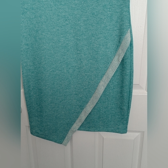 Snap Women's (Size Large) Green Sleeveless Dress - Picture 2 of 8